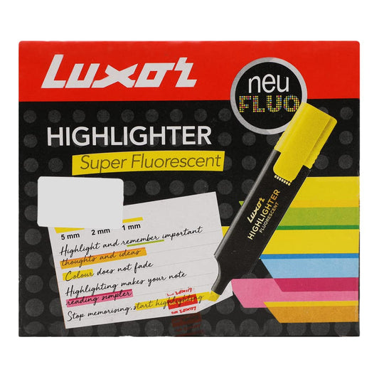 BOX OF 10 SINGLE COLOR HIGHLIGHTERS