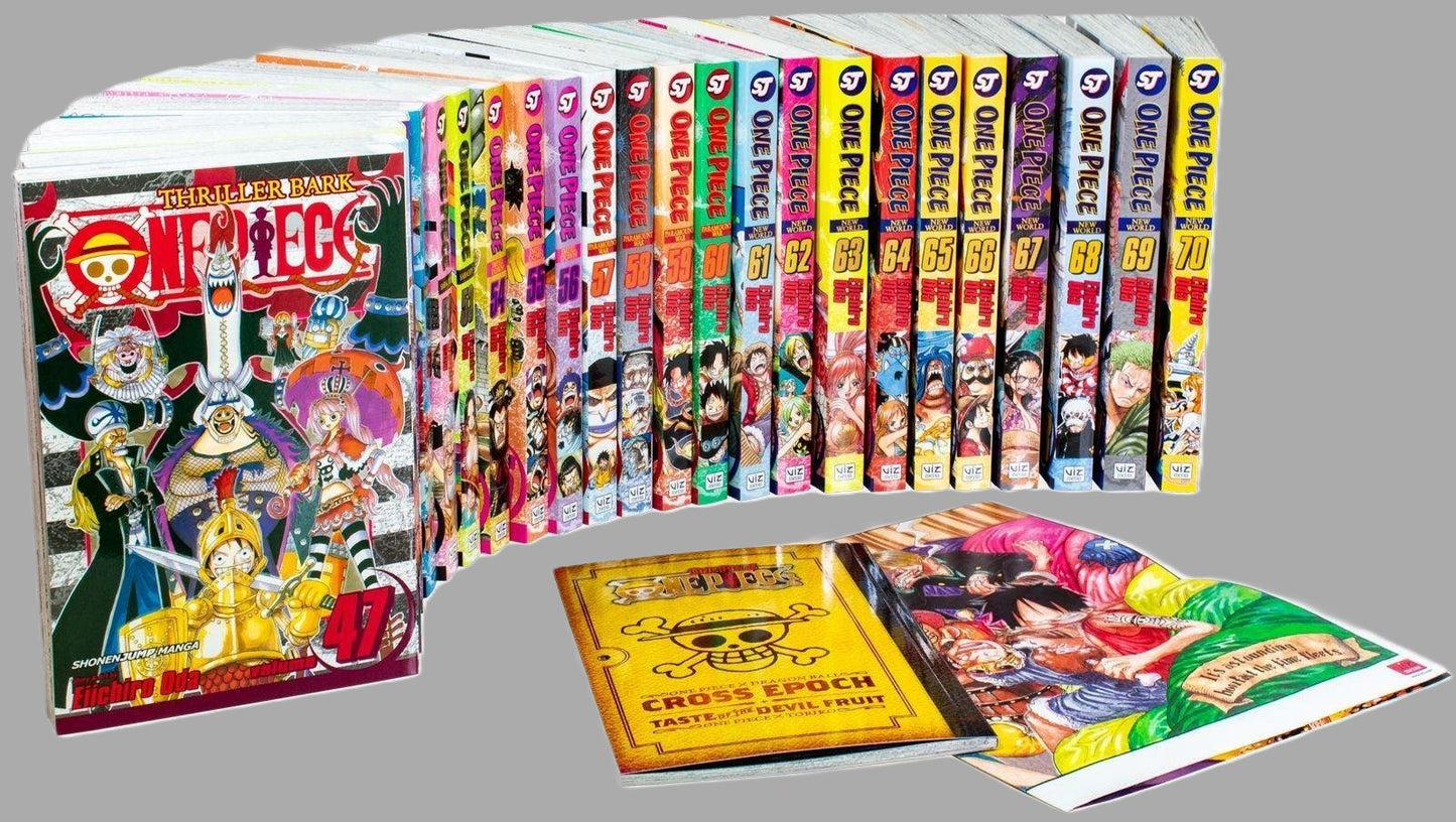 One Piece Boxed Set 3 (Volume 47-70) by Eiichiro Oda