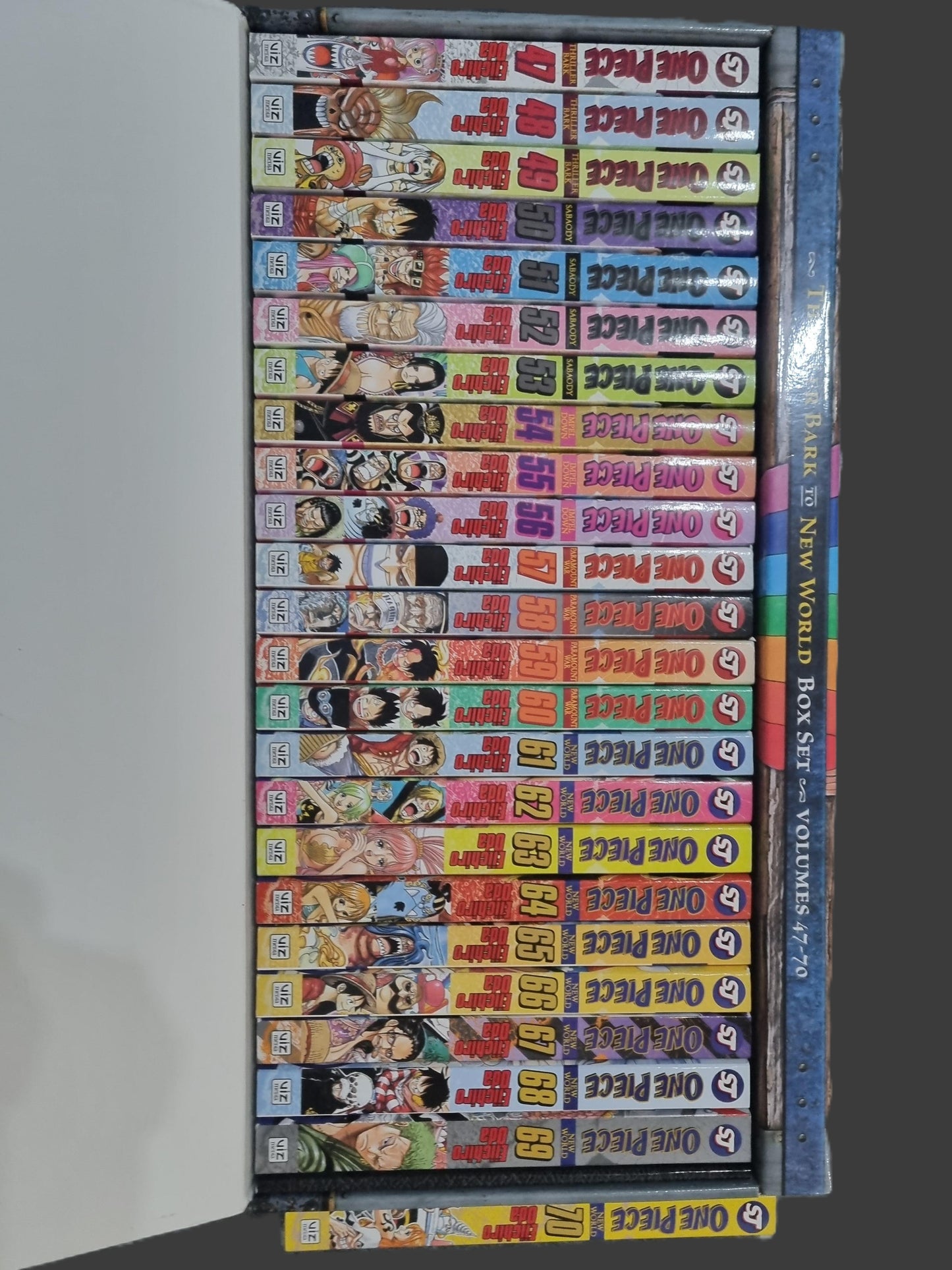 One Piece Boxed Set 3 (Volume 47-70) by Eiichiro Oda